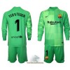 Officiële Voetbalshirt + Korte Broek Doelman FC Barcelona Ter Stegen 1 Derde 2021-22 Lange Mouw - Kids